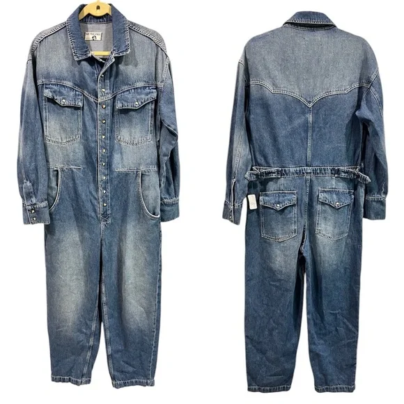 NWT Free People We The Free Townes Coverall In Color High Noon